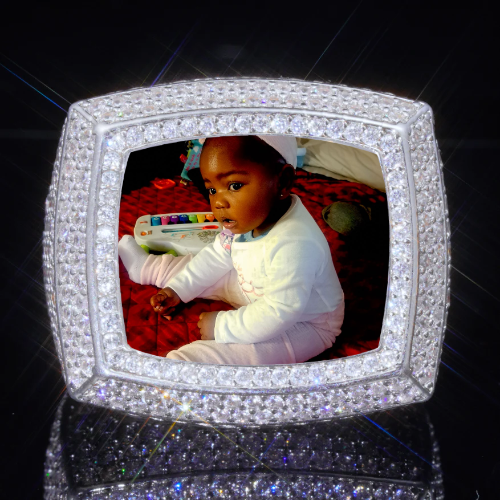 3D CUSTOM PICTURE ICED RING