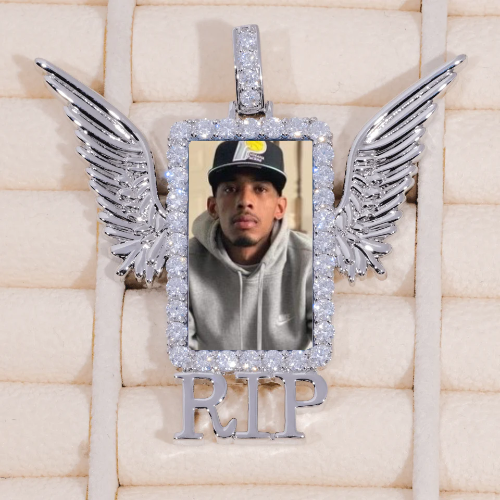 RIP WING 3D CUSTOM PICTURE PENDANT