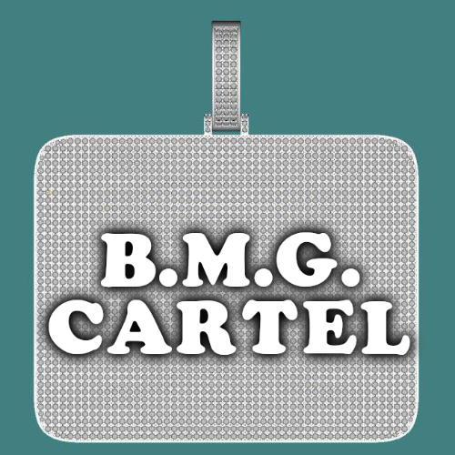 CUSTOM LETTER NECKLACE 3D BIG SQUARE