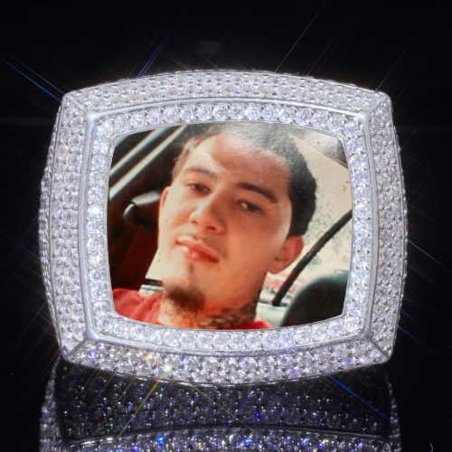 3D CUSTOM PICTURE ICED RING