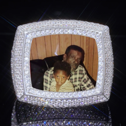 3D CUSTOM PICTURE ICED RING