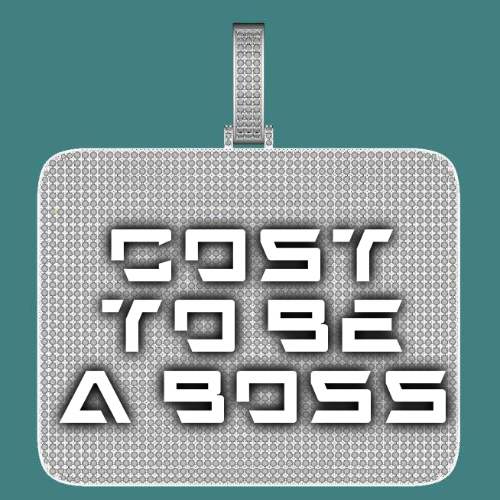 CUSTOM LETTER NECKLACE 3D BIG SQUARE