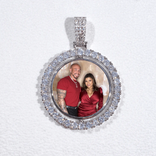 3D Spinning 2-Faced Custom Picture Pendant