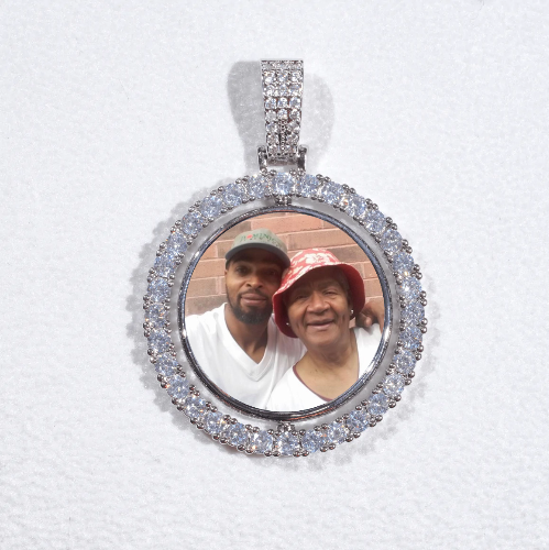3D Spinning 2-Faced Custom Picture Pendant