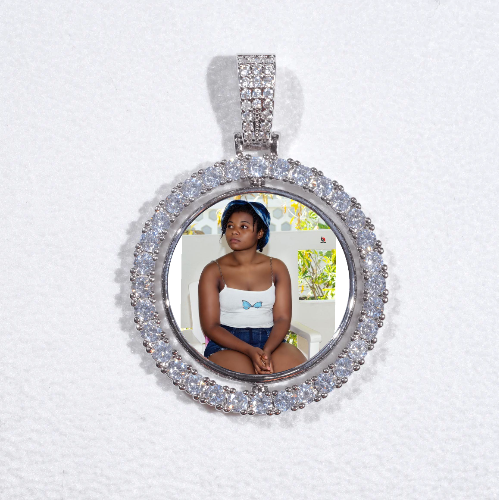 3D Spinning 2-Faced Custom Picture Pendant