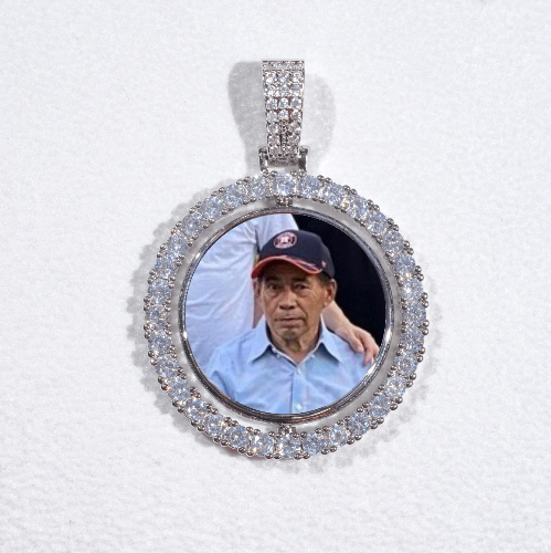3D Spinning 2-Faced Custom Picture Pendant
