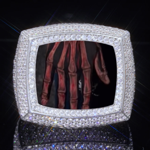 3D CUSTOM PICTURE ICED RING