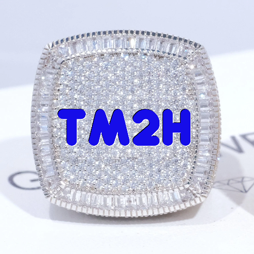 CUSTOM LETTER 3D ICED RING