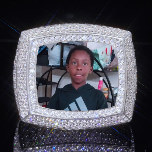 3D CUSTOM PICTURE ICED RING