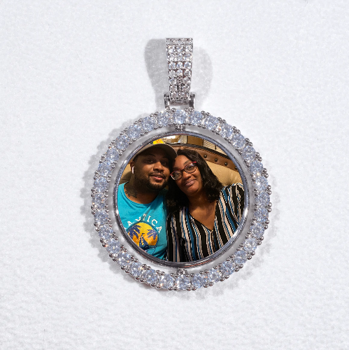 3D Spinning 2-Faced Custom Picture Pendant
