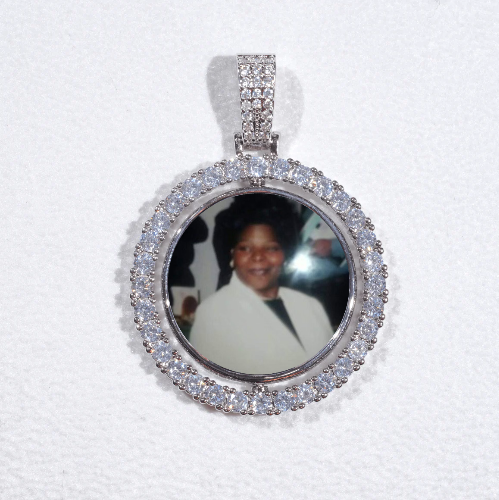 3D Spinning 2-Faced Custom Picture Pendant