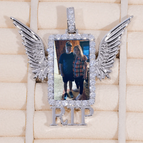 RIP WING 3D CUSTOM PICTURE PENDANT