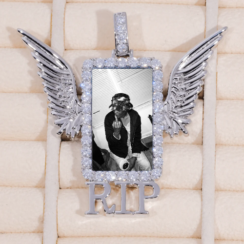 RIP WING 3D CUSTOM PICTURE PENDANT