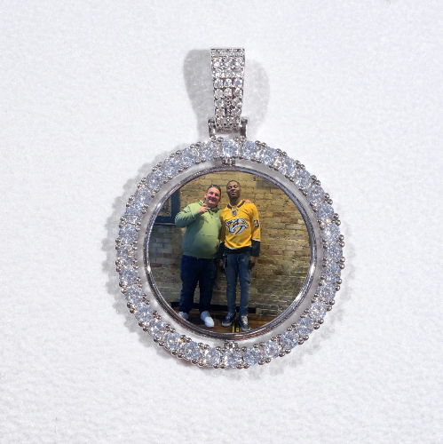 3D Spinning 2-Faced Custom Picture Pendant