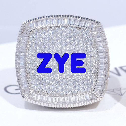 CUSTOM LETTER 3D ICED RING