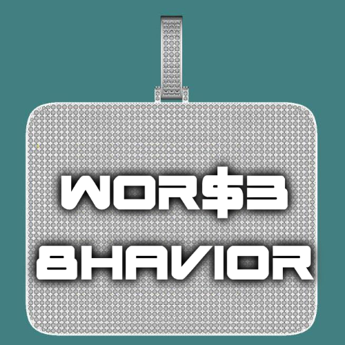 CUSTOM LETTER NECKLACE 3D BIG SQUARE