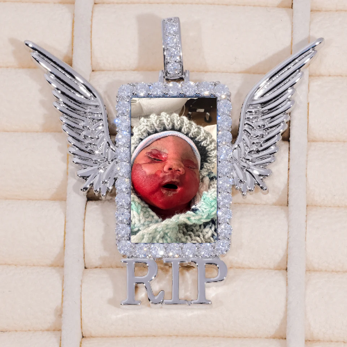 RIP WING 3D CUSTOM PICTURE PENDANT