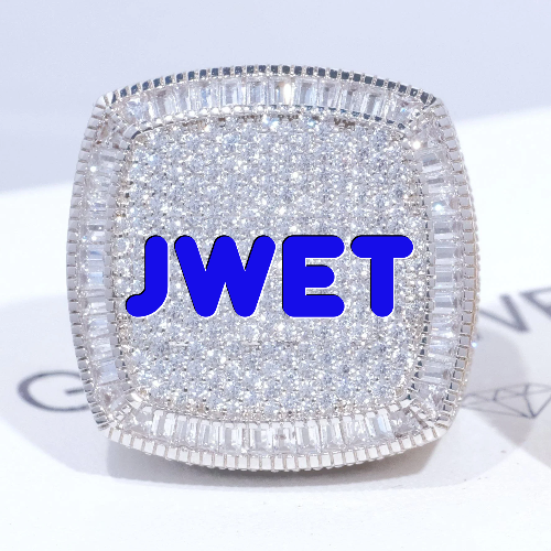 CUSTOM LETTER 3D ICED RING
