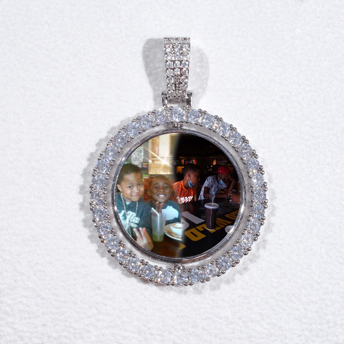 3D Spinning 2-Faced Custom Picture Pendant