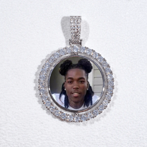 3D Spinning 2-Faced Custom Picture Pendant