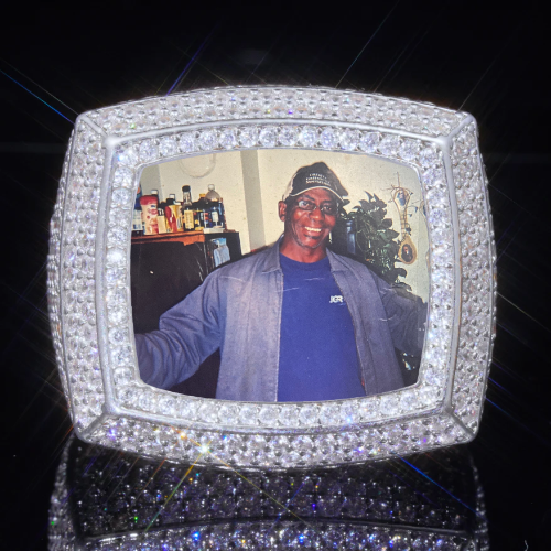 3D CUSTOM PICTURE ICED RING