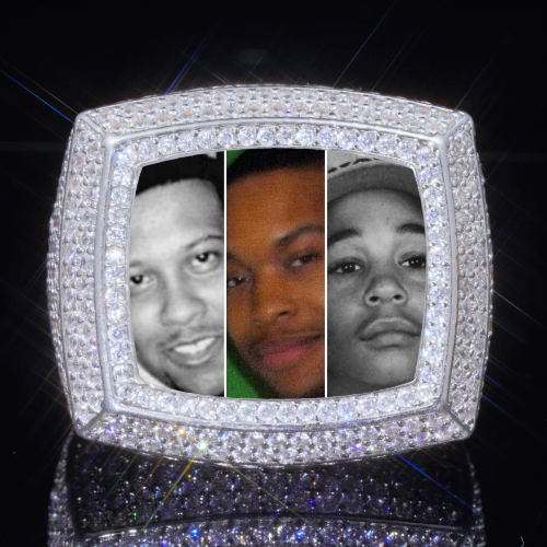 3D CUSTOM PICTURE ICED RING