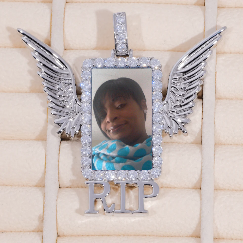 RIP WING 3D CUSTOM PICTURE PENDANT