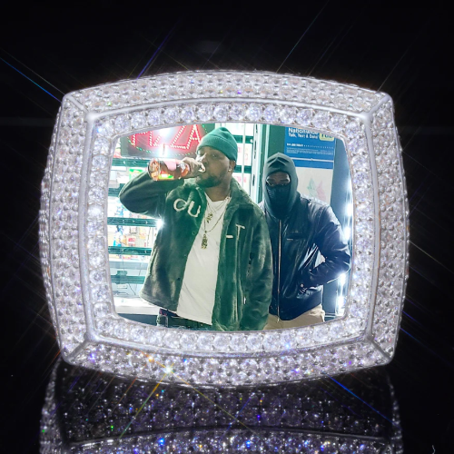 3D CUSTOM PICTURE ICED RING
