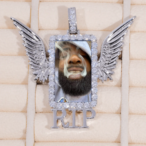 RIP WING 3D CUSTOM PICTURE PENDANT