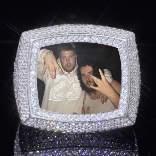3D CUSTOM PICTURE ICED RING