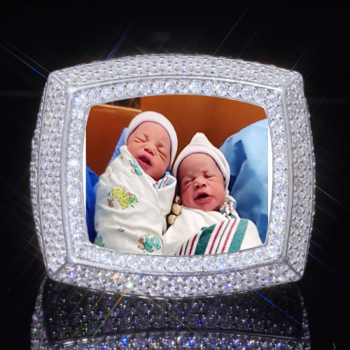 3D CUSTOM PICTURE ICED RING