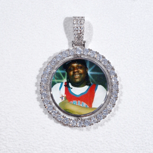 3D Spinning 2-Faced Custom Picture Pendant