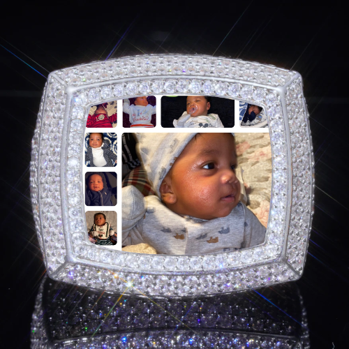 3D CUSTOM PICTURE ICED RING