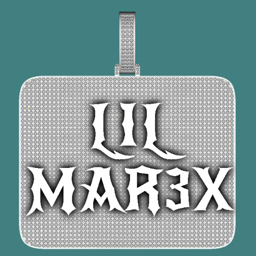 CUSTOM LETTER NECKLACE 3D BIG SQUARE