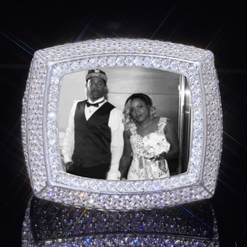 3D CUSTOM PICTURE ICED RING