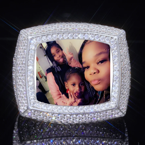 3D CUSTOM PICTURE ICED RING