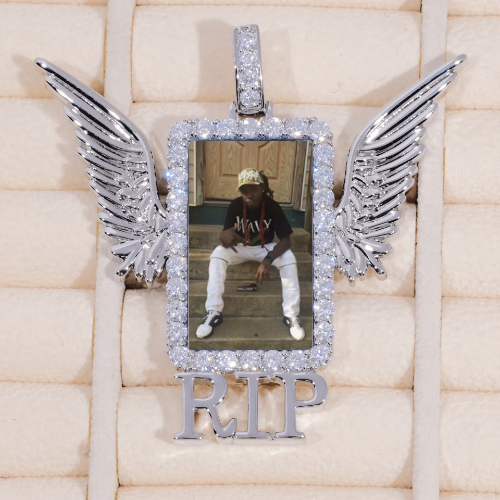 RIP WING 3D CUSTOM PICTURE PENDANT