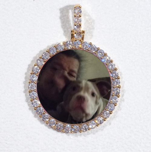 3D CIRCLE CUSTOM PICTURE PENDANT SMALL SIZE