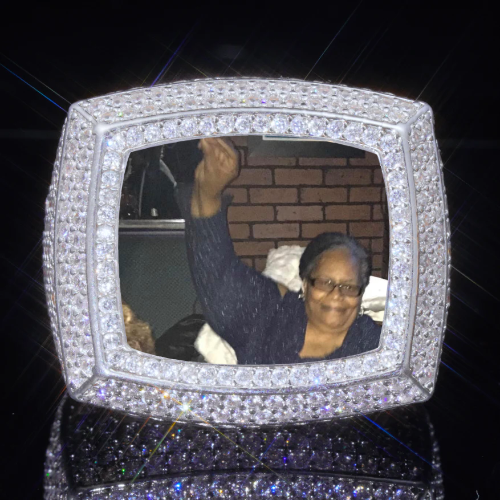 3D CUSTOM PICTURE ICED RING
