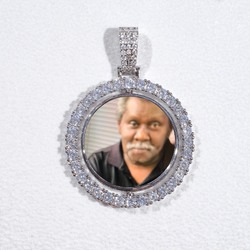 3D Spinning 2-Faced Custom Picture Pendant