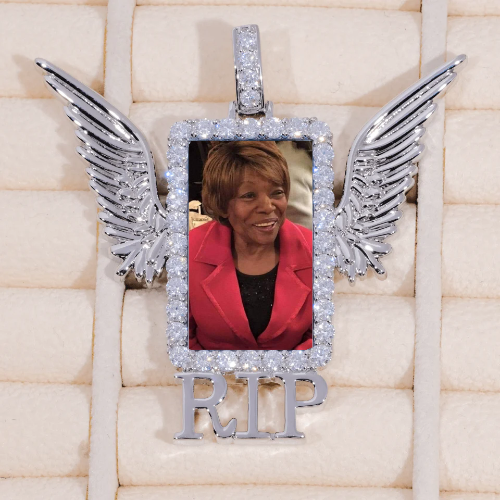 RIP WING 3D CUSTOM PICTURE PENDANT