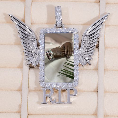 RIP WING 3D CUSTOM PICTURE PENDANT