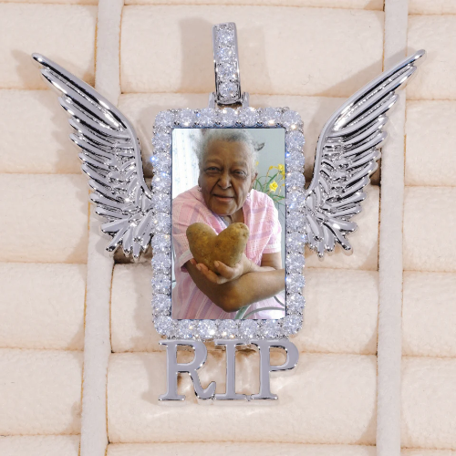 RIP WING 3D CUSTOM PICTURE PENDANT