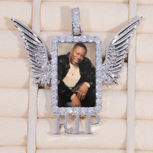 RIP WING 3D CUSTOM PICTURE PENDANT