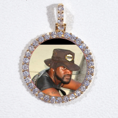 3D CIRCLE CUSTOM PICTURE PENDANT SMALL SIZE