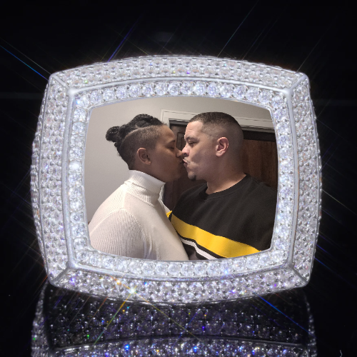 3D CUSTOM PICTURE ICED RING