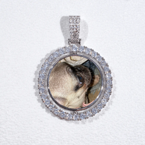3D Spinning 2-Faced Custom Picture Pendant