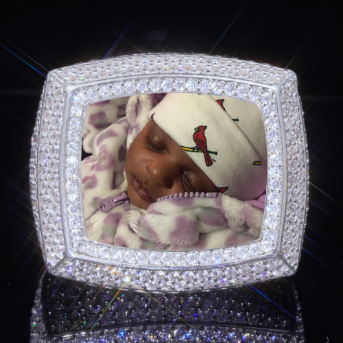 3D CUSTOM PICTURE ICED RING