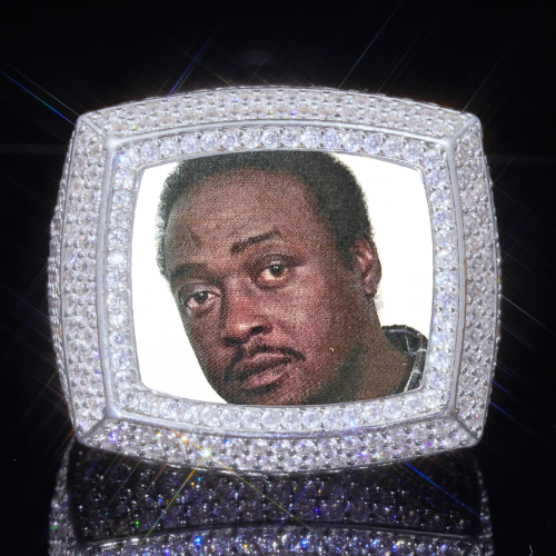 3D CUSTOM PICTURE ICED RING