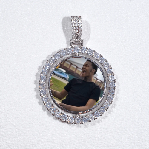 3D Spinning 2-Faced Custom Picture Pendant